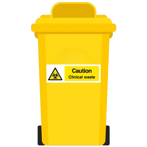 <h3> Clinical waste containers</h3>