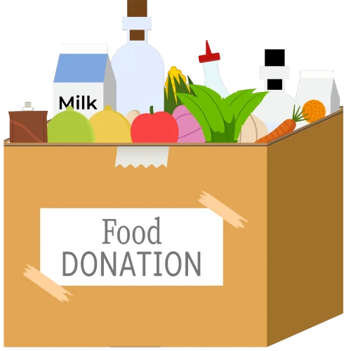 <h3>Donation programs for unopened food</h3>