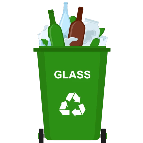 <h3>Glass waste</h3>