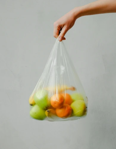 Food waste in a bag